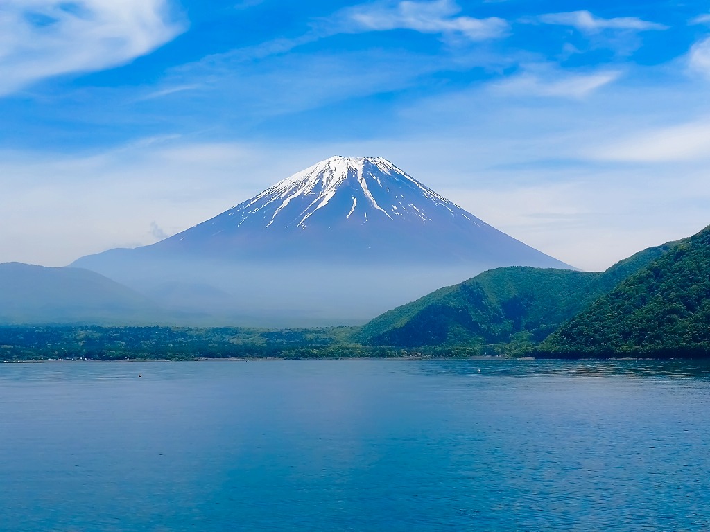 山梨県のから見る富士山